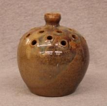 Studio Pottery Flower Frog  Signed W.J. Gordy
