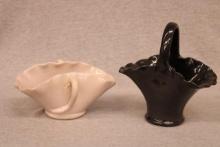 Pair of Southern Art Pottery Baskets  Georgia Art Pottery