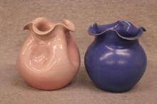 Pair of Southern Art Pottery Small Vases  Georgia Art Pottery