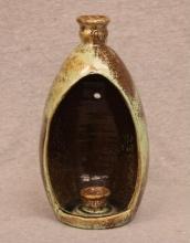 Wall-Hanging Bottle Form Candle Niche