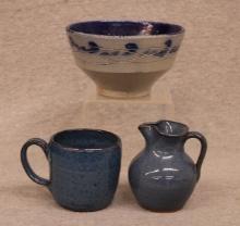 Grouping of 3 Jugtown Pottery items