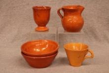 Grouping of 5 Jugtown Pottery items
