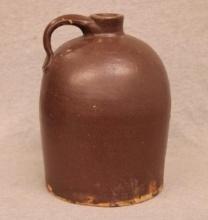 9 1/2" Albany slip Moonshine Jug