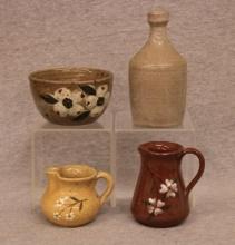 Group of 4 Southern Pottery Items