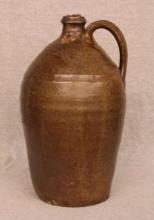 12" Southern Alkaline-Glazed Stoneware Jug
