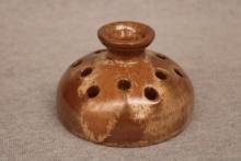 Brown glazed Flower Frog