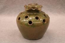 Olive Green Flower Frog