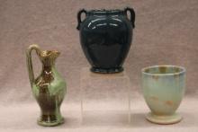 Group of 3 Handcrafted Folk Art Stoneware