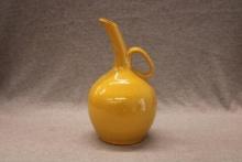 9" Yellow glaze Ewer