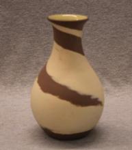 W.J. Gordy Signed Marbled Stoneware Vase - 7"
