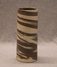 Cylinder vase signed Gordy - 7 1/2"