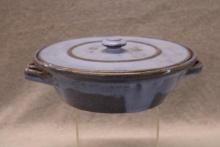 Blue glaze cassrole