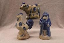 3 small Beaumont Pottery items