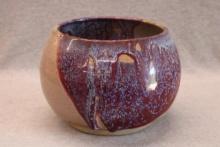 5 1/2" Studio Art Pottery Bowl with Drip Glaze