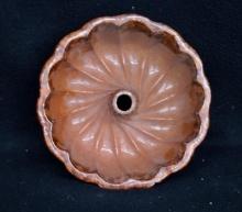 Redware Ring Mold with Lead Glaze