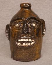 J B Beaumont Folk Art Head Vase