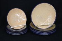 Sunset Mountain Pottery Plates