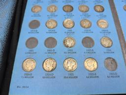 67 Mercury Silver dimes, not a complete book