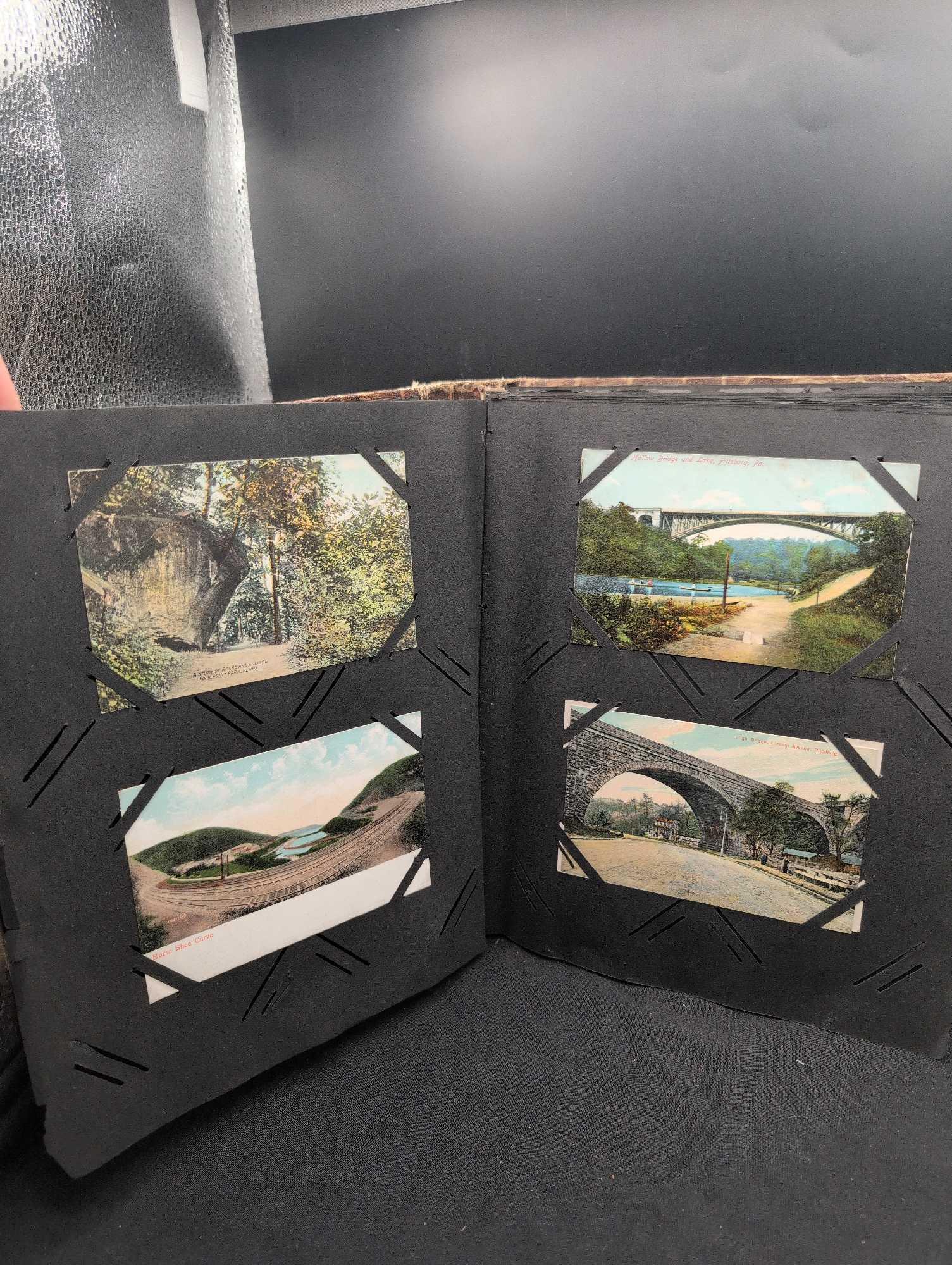 Post card album with a great selection of Washington DC, White House, Landmarks, Philadelphia,