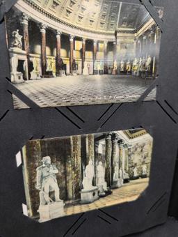 Post card album with a great selection of Washington DC, White House, Landmarks, Philadelphia,