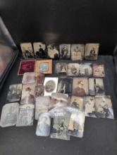 Group of Antique Tin type and Dagero photos