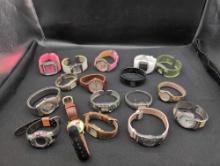 Group of assorted vintage and designer wrist watches