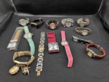 Group of assorted vintage and designer wrist watches