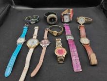 Group of assorted vintage and designer wrist watches