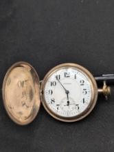 Waltham 17 jewel gold filled pocket watch Hunting case 1892 model