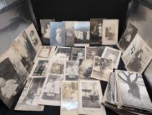 Large lot of antique photo post cards, Ohio, Florida, various scenes