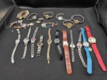 Group of assorted vintage and designer wrist watches