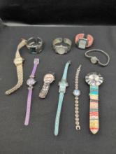 Group of assorted vintage and designer wrist watches