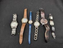 Group of assorted vintage and designer wrist watches