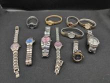 Group of assorted vintage and designer wrist watches