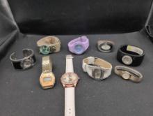 Group of assorted vintage and designer wrist watches
