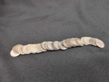 (5) Barber silver Dimes