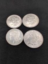 (4) Higher Grade Morgan Silver Dollars (2) 1887, 1896, 1898
