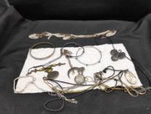 Lot of assorted costume jewelry