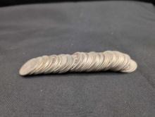 (40) Silver 1930s Washington Quarters