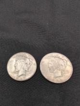 1922 and 1923 Silver Peace Dollars