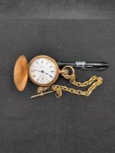 Elgin 7 jewel pocket watch Hunting case