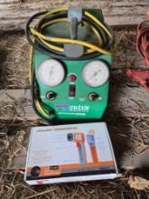 Green machine refrigerant recovery machine.