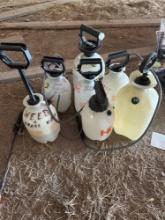 seven pump sprayers