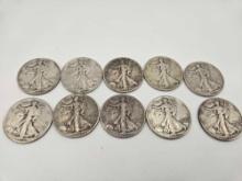 10- Walking Liberty Halves