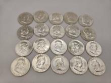 20 Franklin Silver Halves