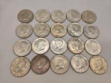 20 Silver Kennedy Halves
