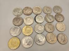 20 Silver Kennedy Halves