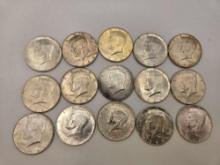 15 Silver Kennedy Halves