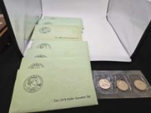 1980 and 1979 Dollar Souvenir Sets