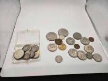 Dealers Lot of Assorted Coins. Some Silver